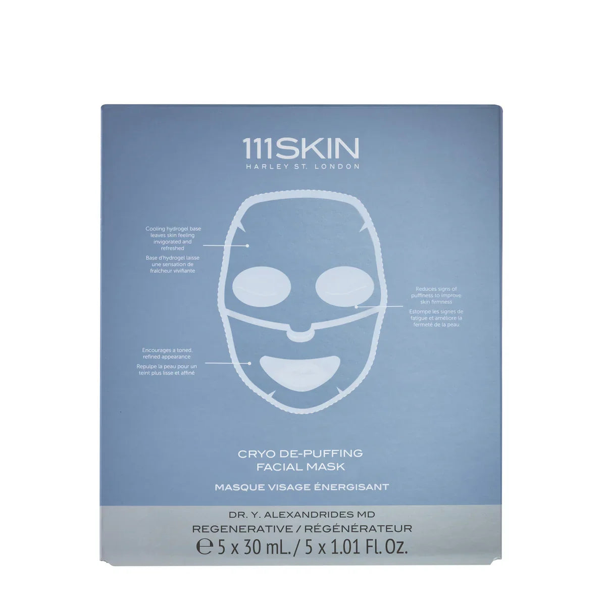 111SKIN Cryo De-Puffing Facial Mask Set Box