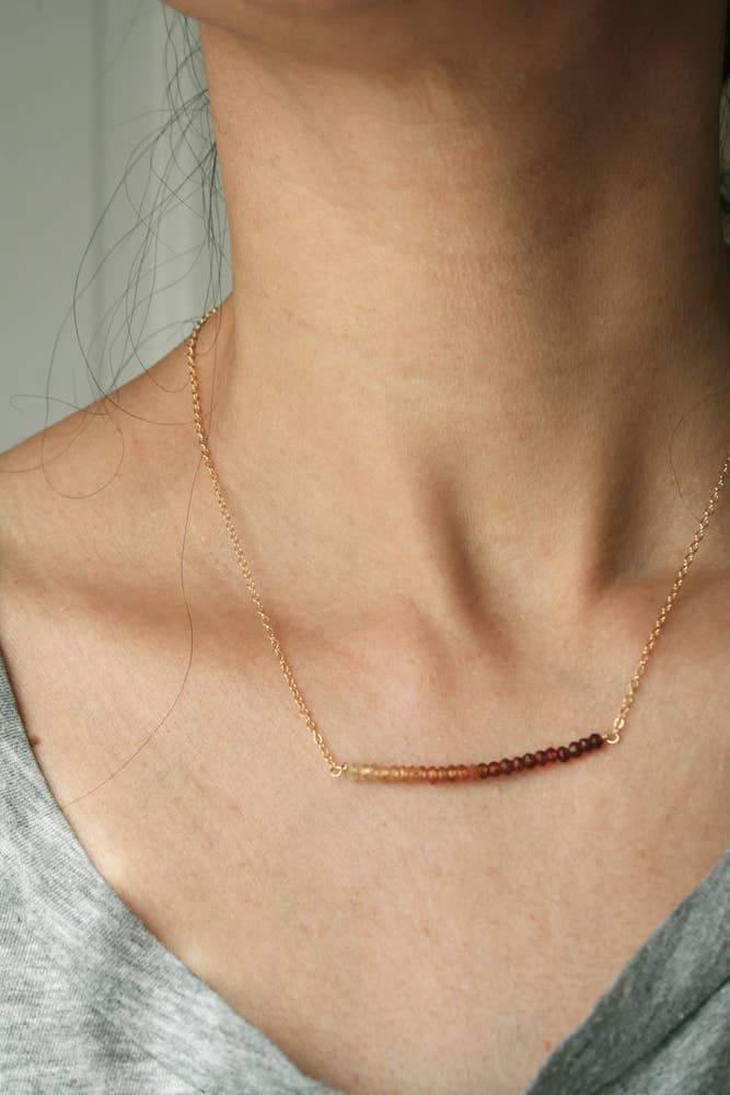 Brown Ombre Necklace