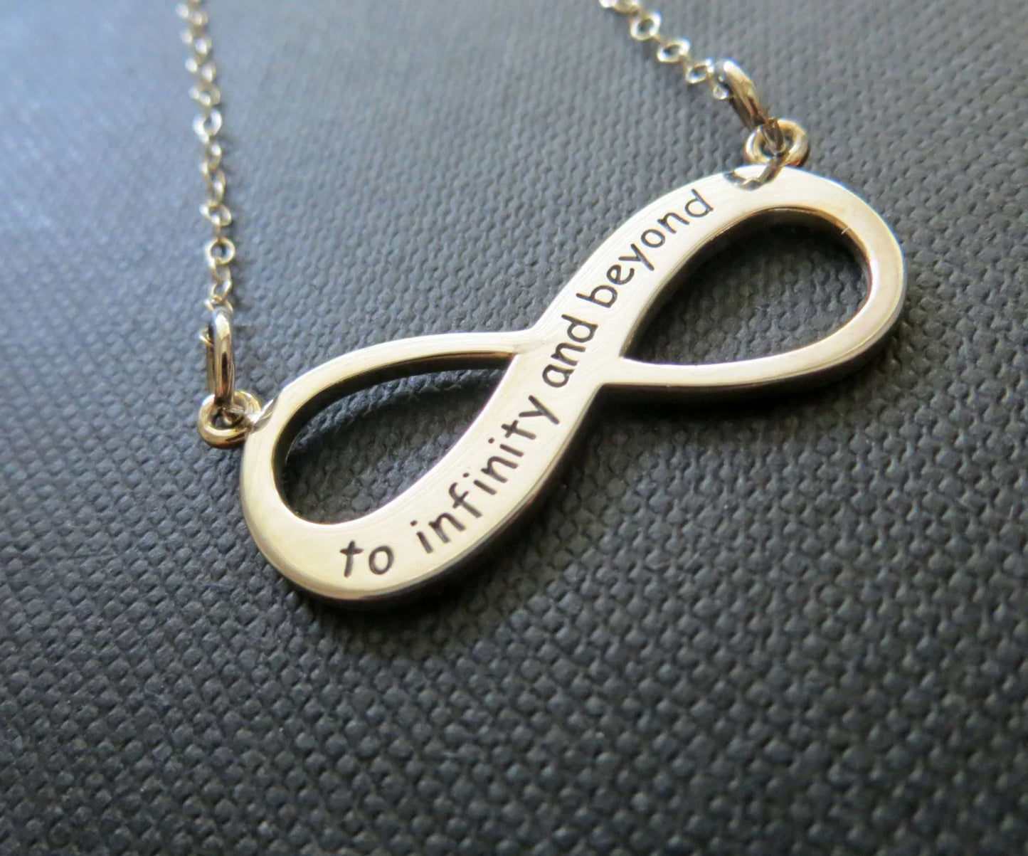 “To Infinity and Beyond” Necklace – Sterling Silver Infinity Pendant on 17" Chain
