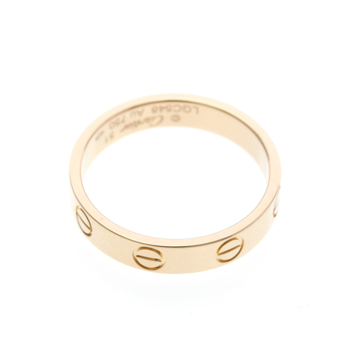 PRE-OWNED Cartier Mini Love · Rose Gold Size 5.75