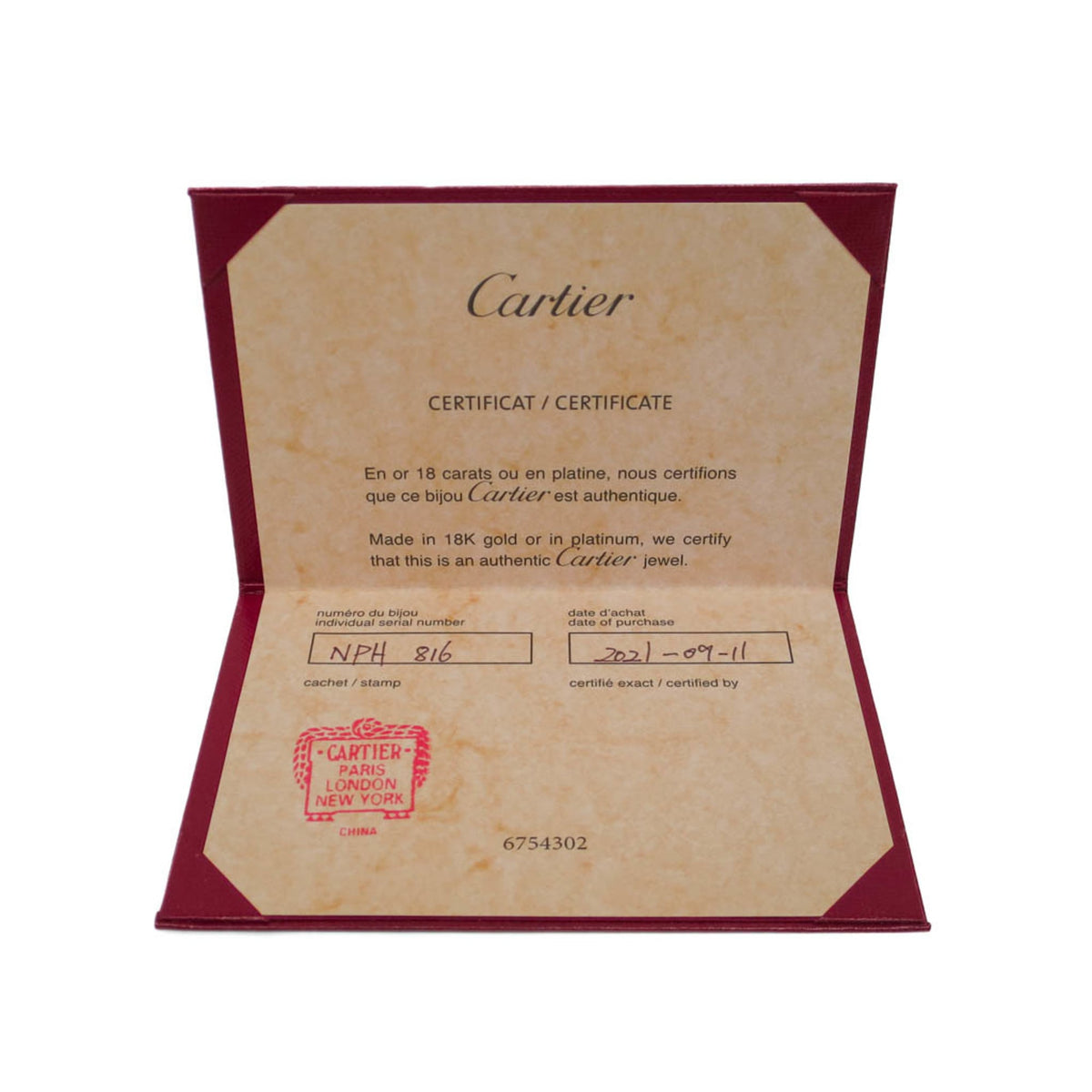 PRE-OWNED Cartier Mini Love · 18K Yellow Gold