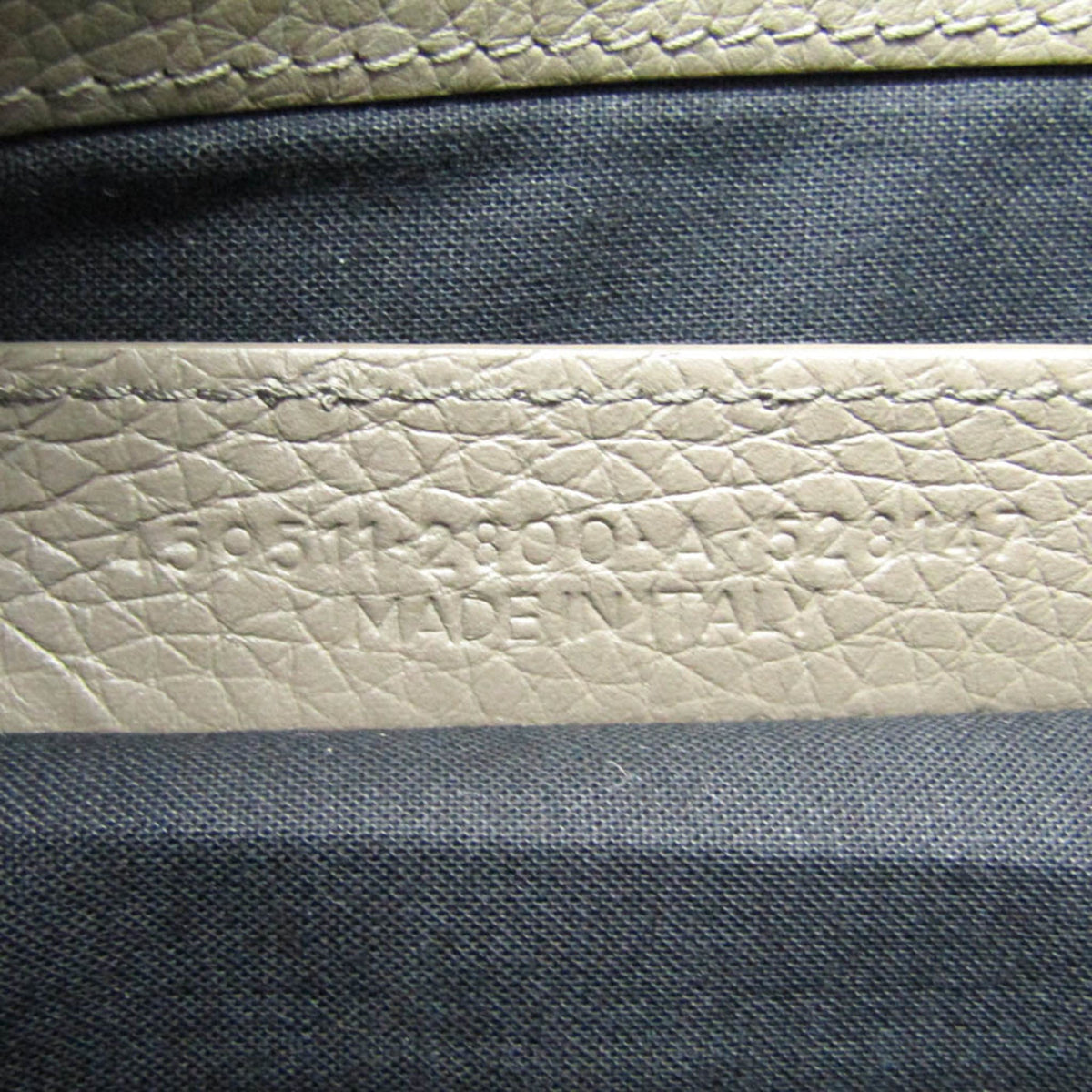 PRE-OWNED Balenciaga Classic · Greige Leather Clutch