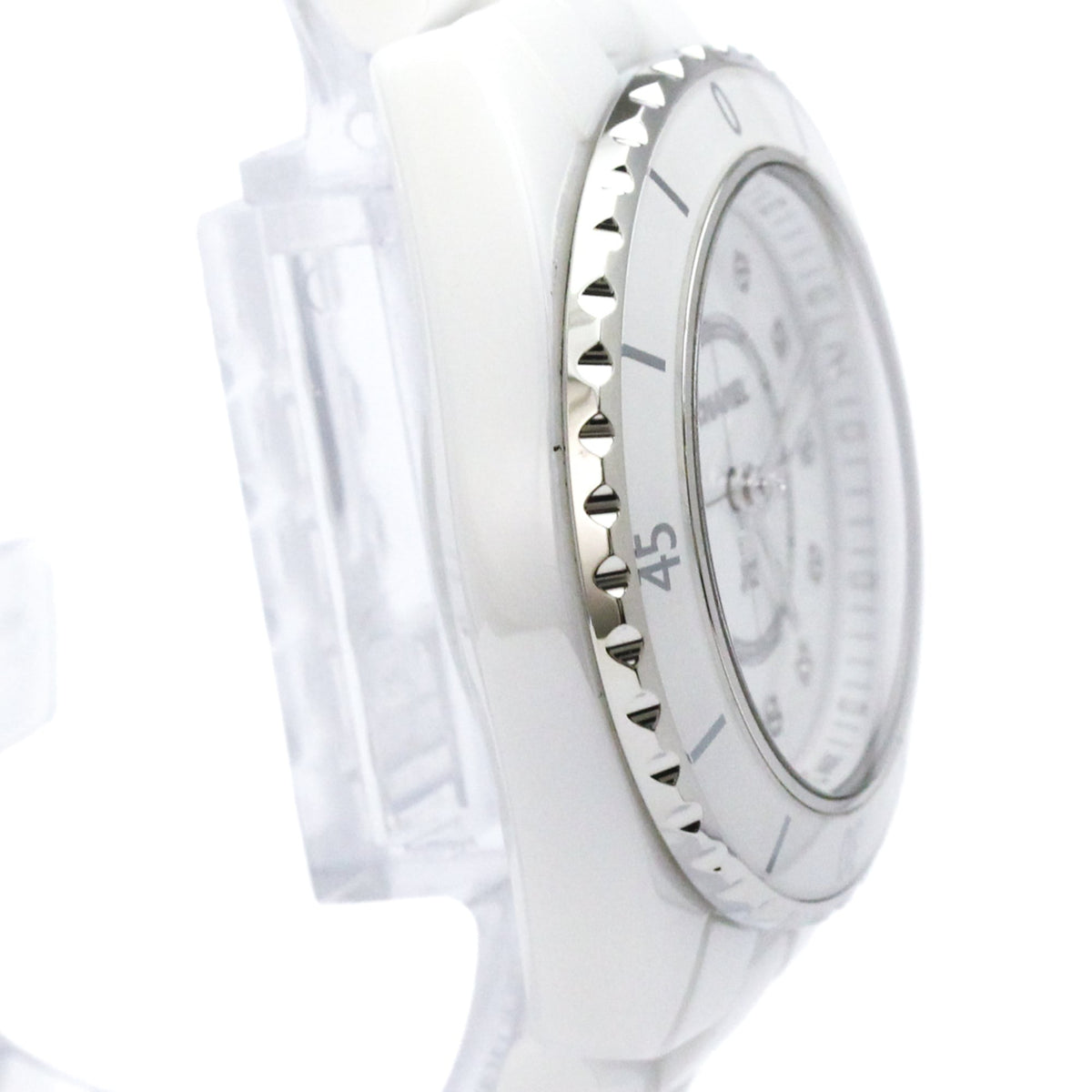 PRE-OWNED Chanel J12 · Diamond · Ceramic