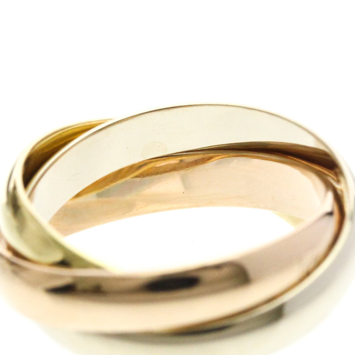 PRE-OWNED Cartier Trinity · Tri-Gold Size 6