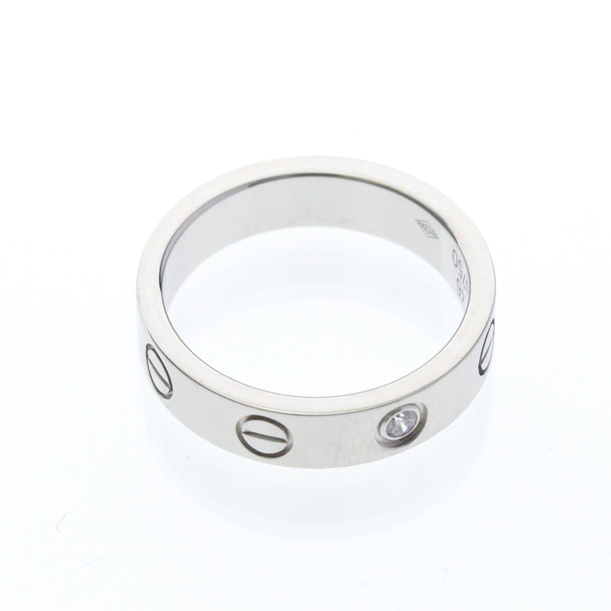 PRE-OWNED Cartier Mini Love · 18K White Gold · Diamond