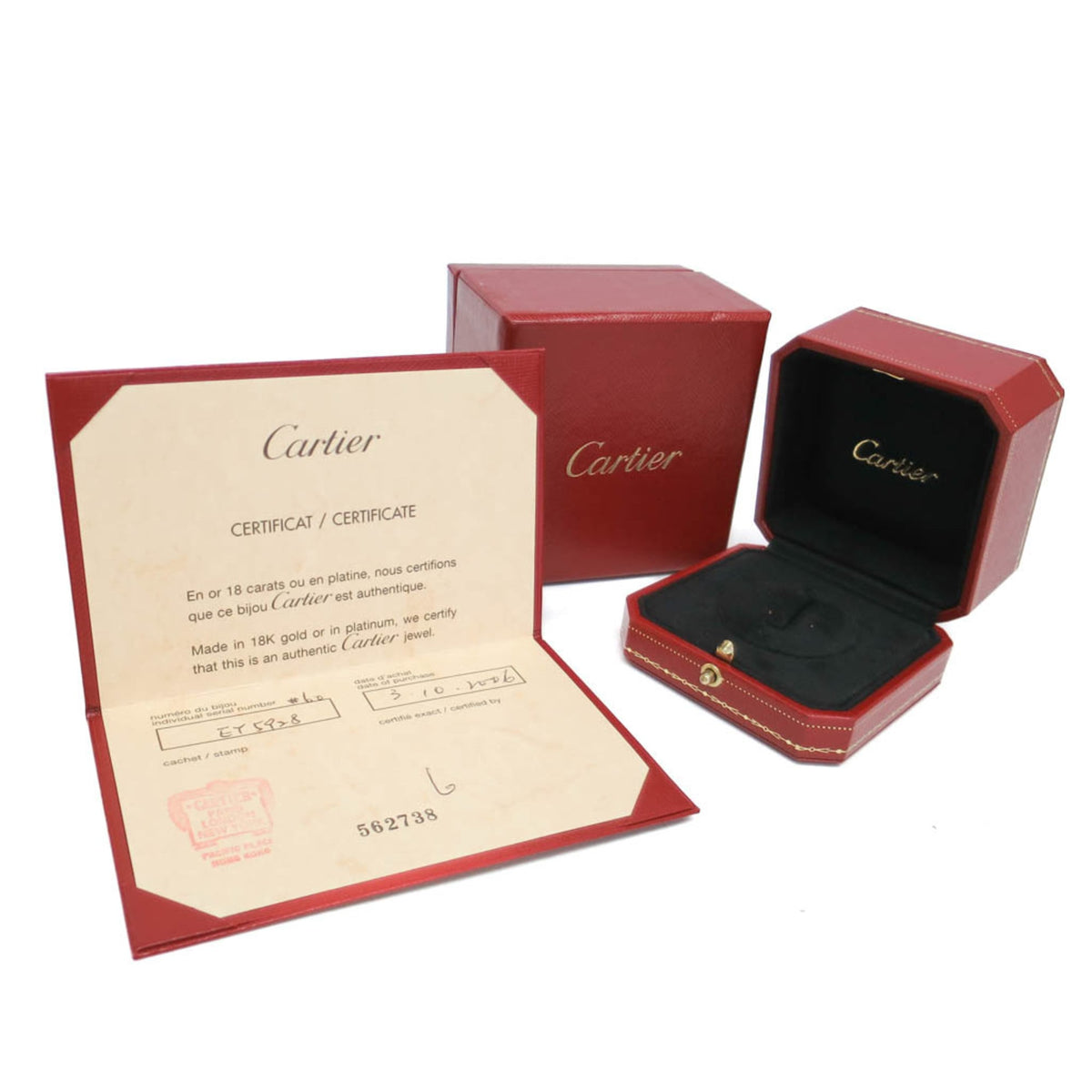 PRE-OWNED Cartier Mini Love Ring · 18K White Gold