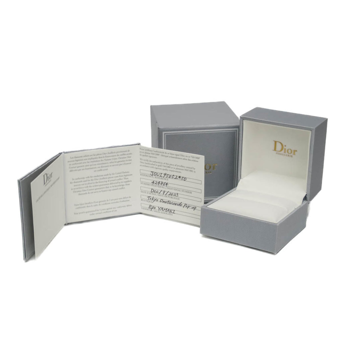 PRE-OWNED Christian Dior Dioramour · Diamond · 18K Gold Size 5.25