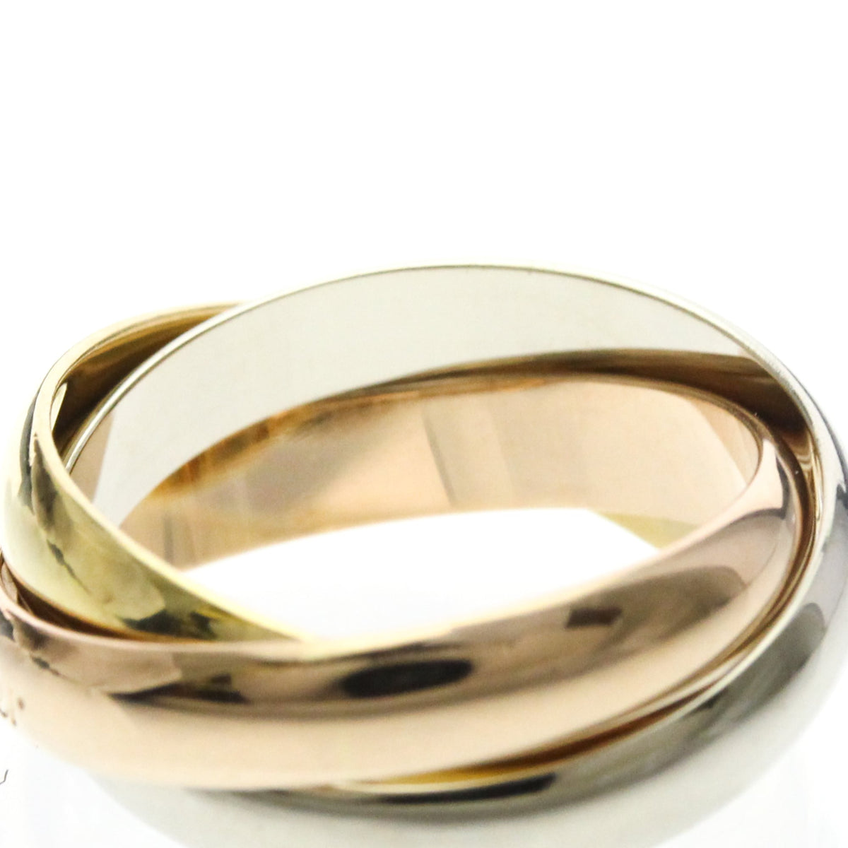 PRE-OWNED Cartier Trinity · Three Gold Size 5.75