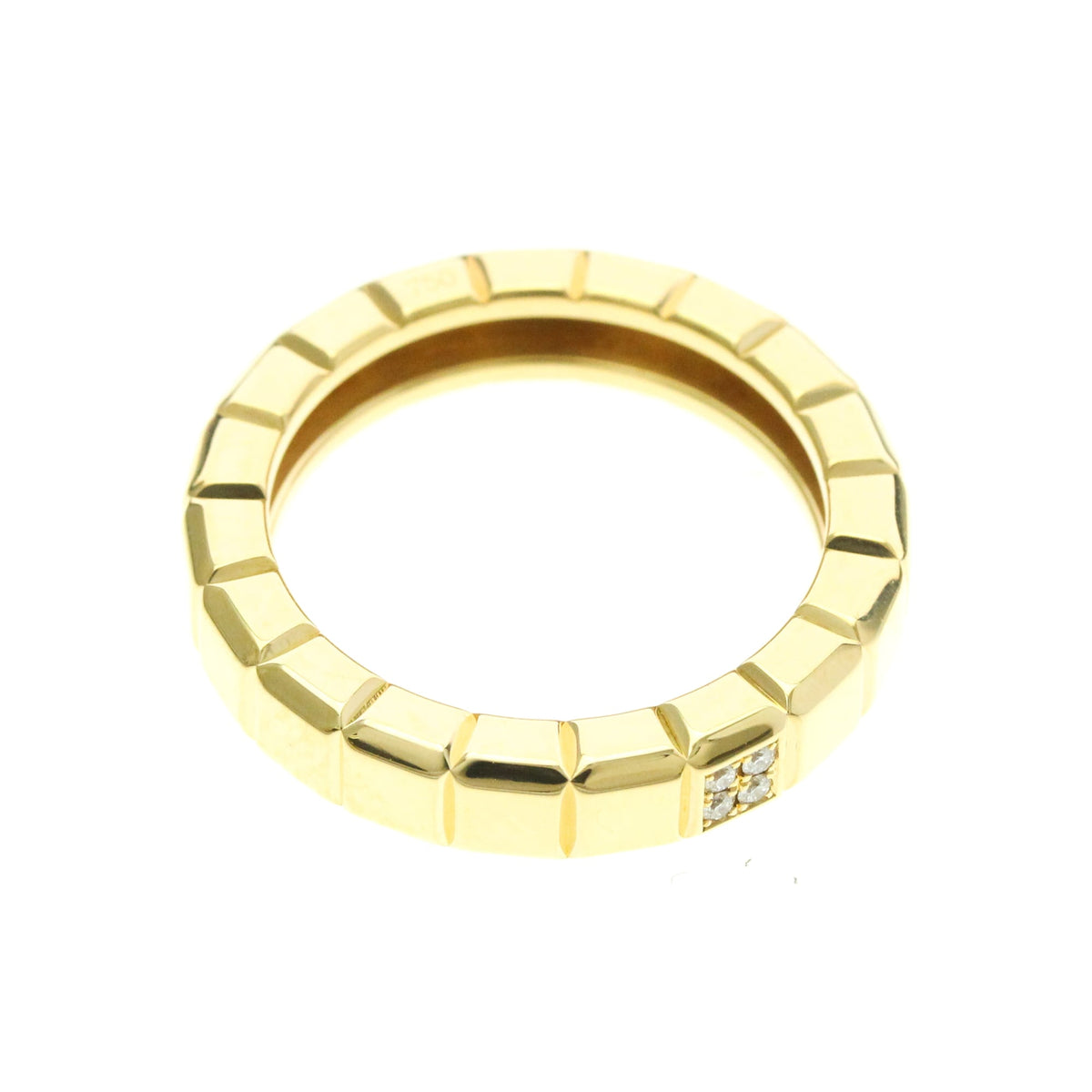 PRE-OWNED Chopard Ice Cube · 18K Yellow Gold · Diamond Size 6-6.5