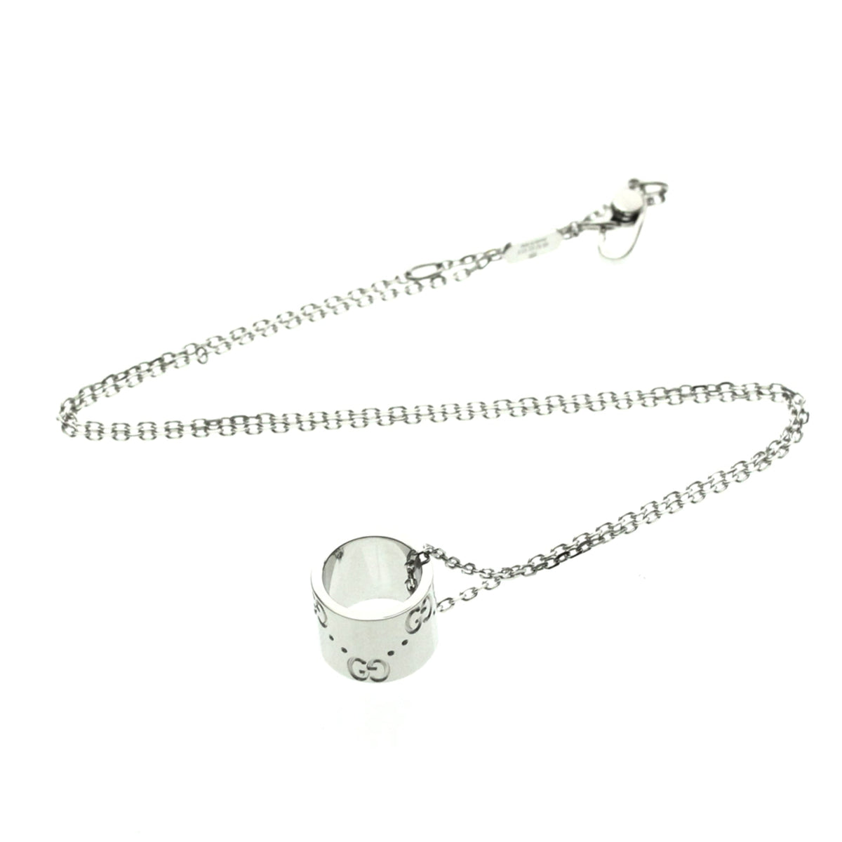 PRE-OWNED Gucci Icon · 18K White Gold