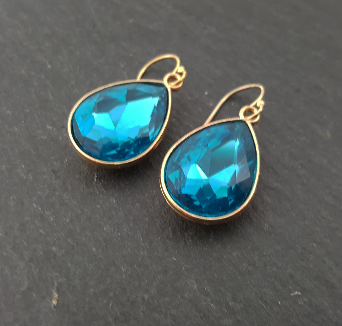 March Birthstone Earrings - 14k Gold Fill