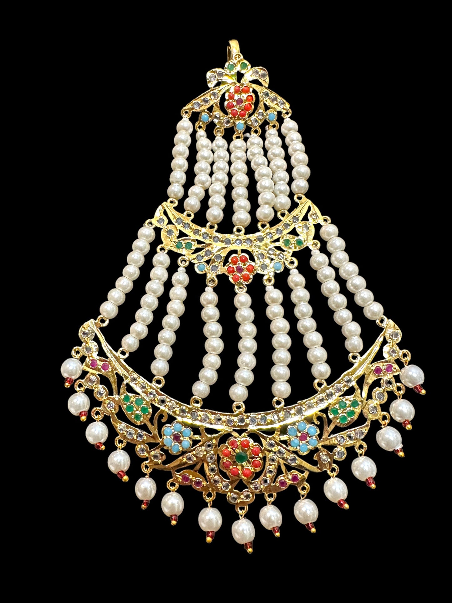 DJHR115 Insia Jhoomar in navratan ( READY TO SHIP )
