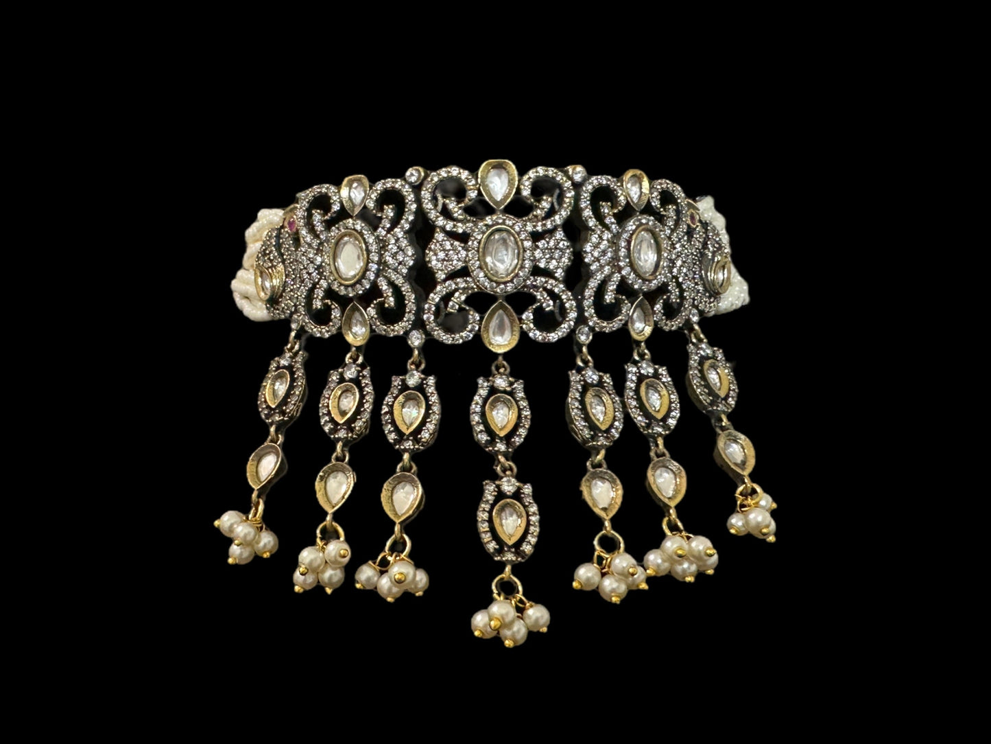 Cz choker - white ( READY TO SHIP )