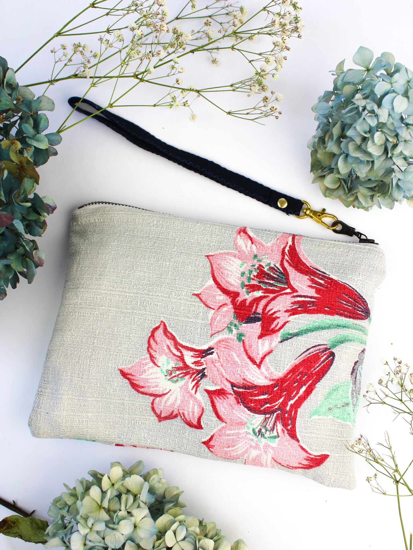 Misty Garden Wristlet Purse
