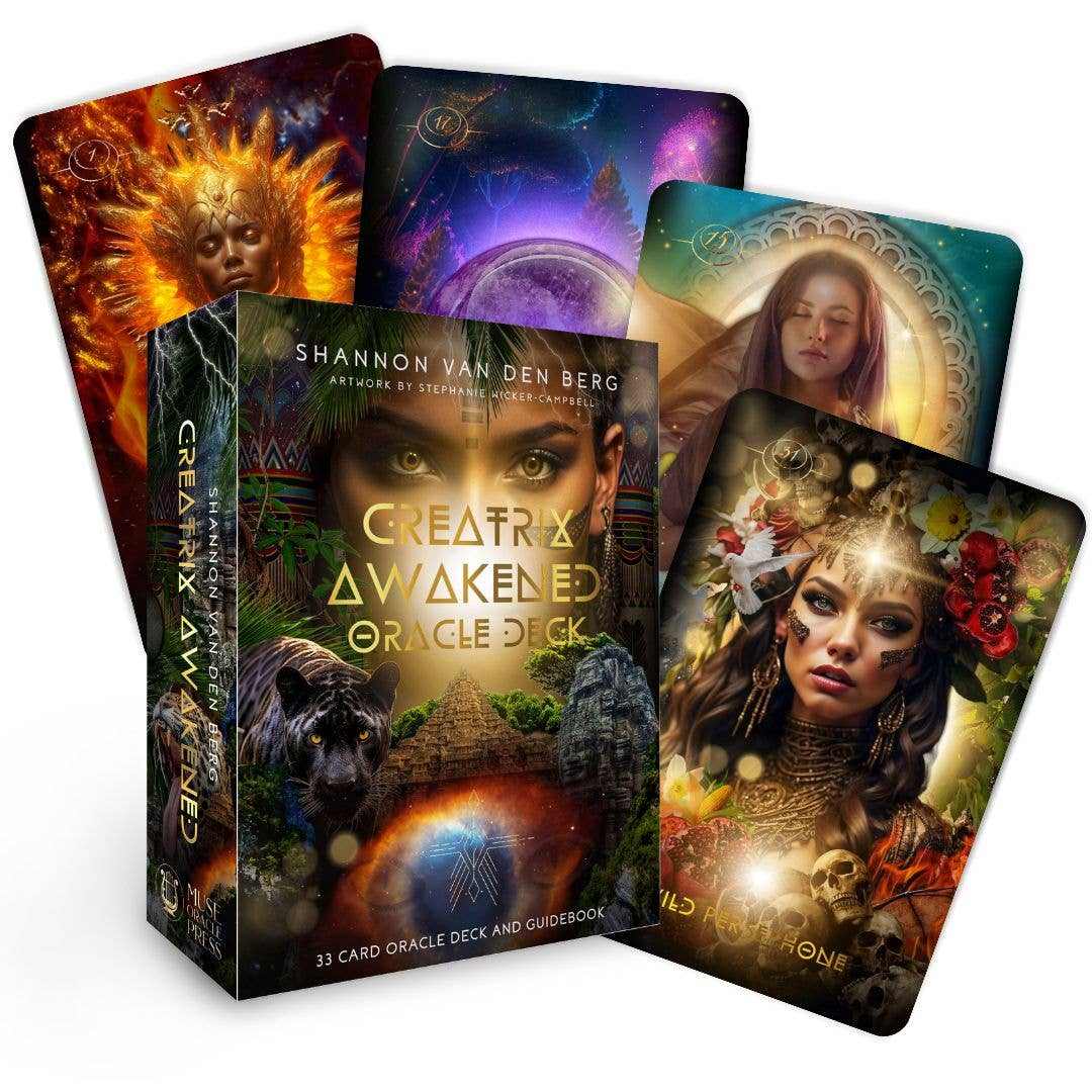 Creatrix Awakened Oracle Deck (33 Cards & 126-Page Book)