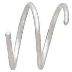 Sterling Silver Double Pierced Illusion Earrings – 10mm Faux Double Hoop Studs