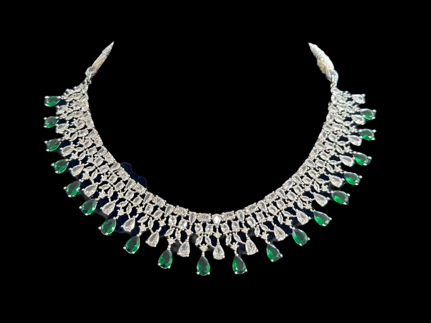 Silver plated necklace set ( Ready to ship )