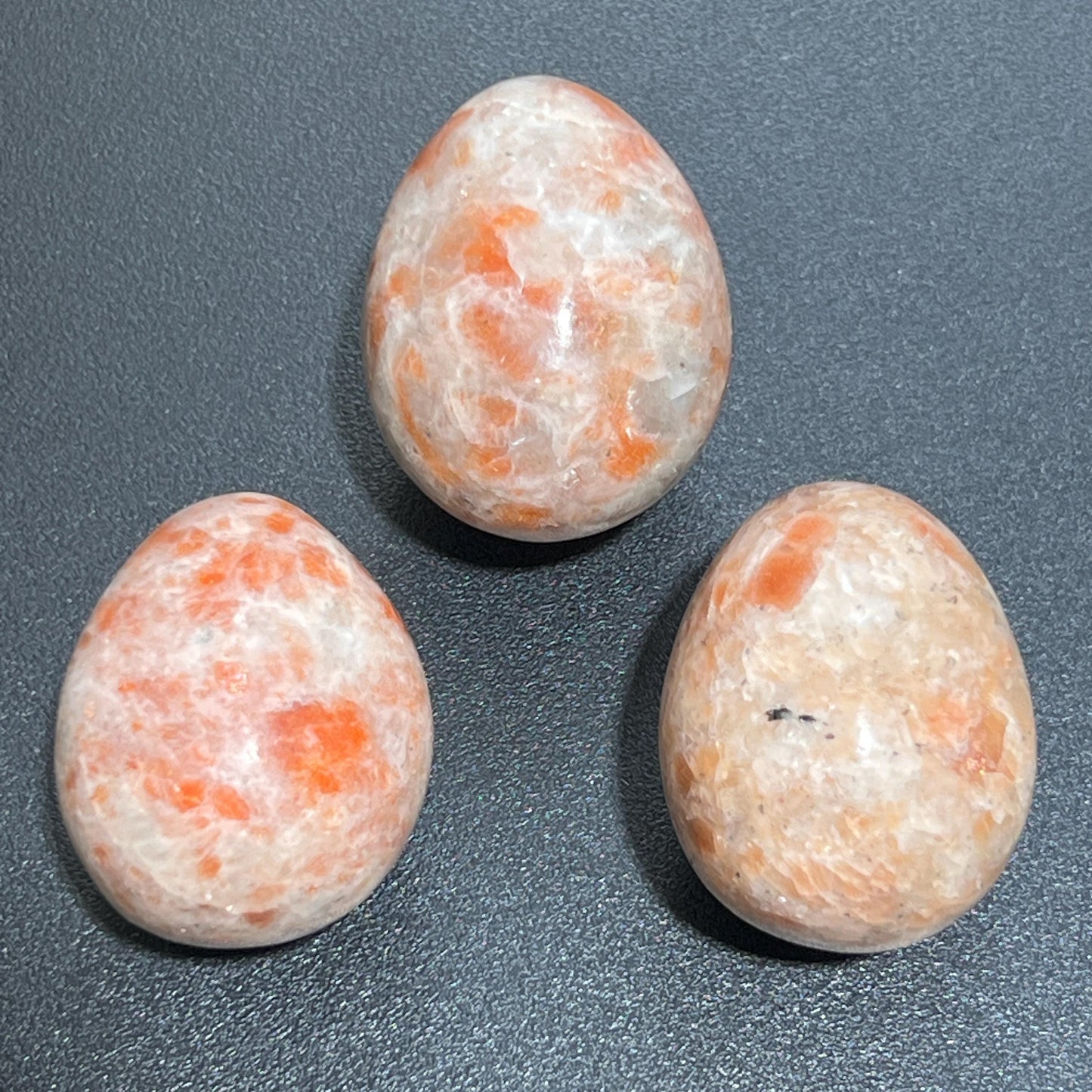 Sunstone Crystal Egg Polished Carving