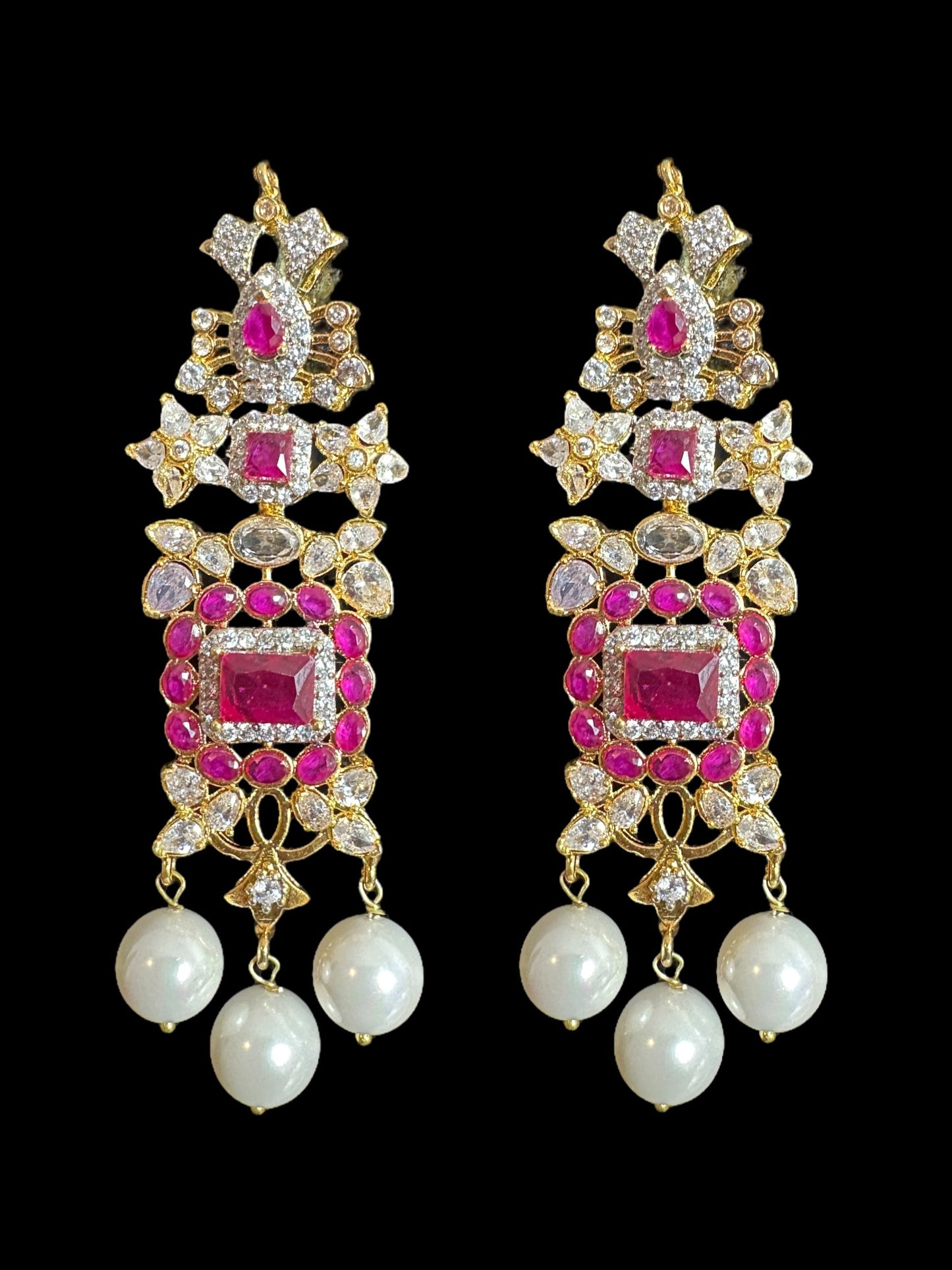 C519 Mehera ruby choker set ( READY TO SHIP )
