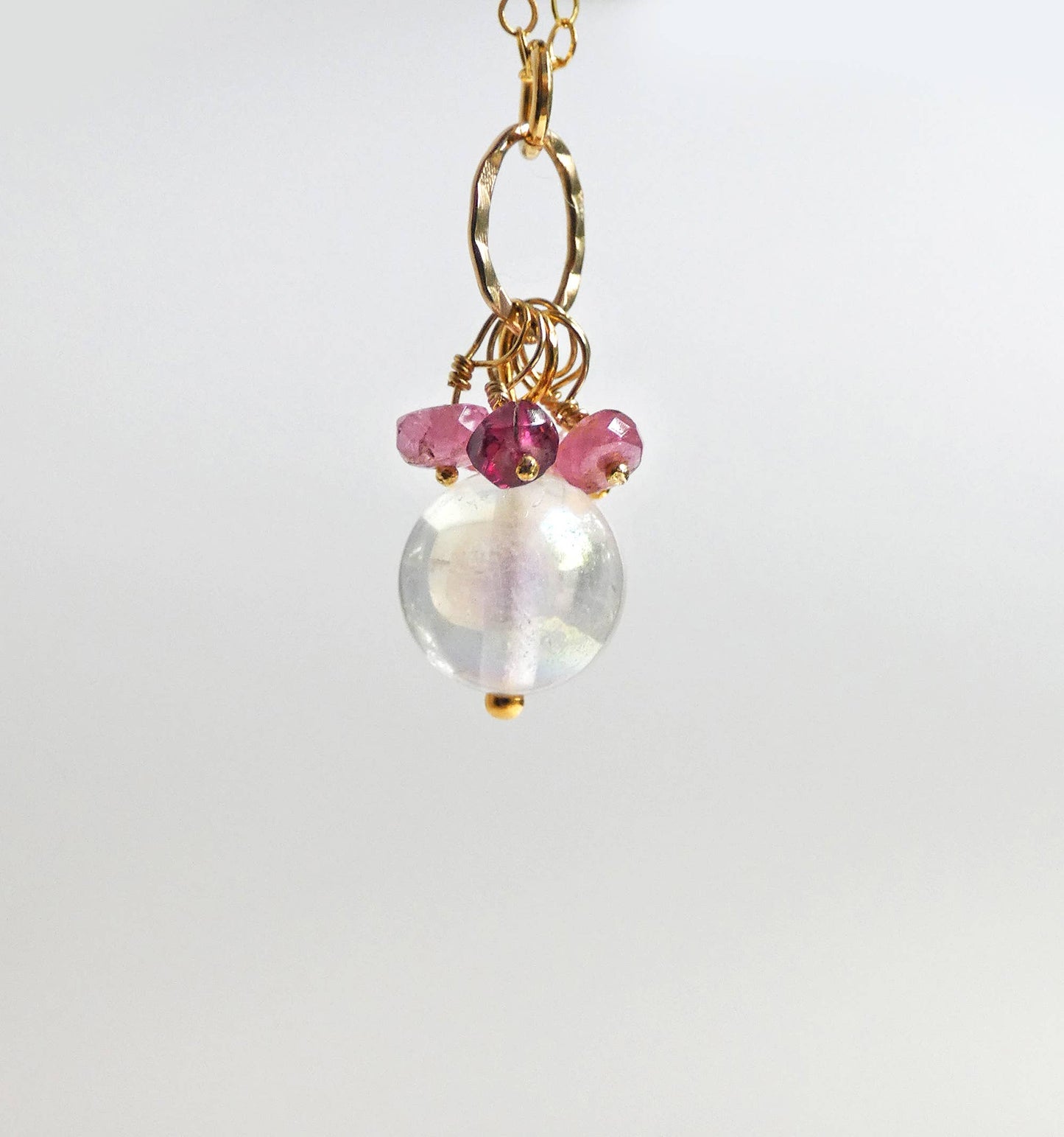 Mystic Quartz Necklace | Petite Pendant Necklace