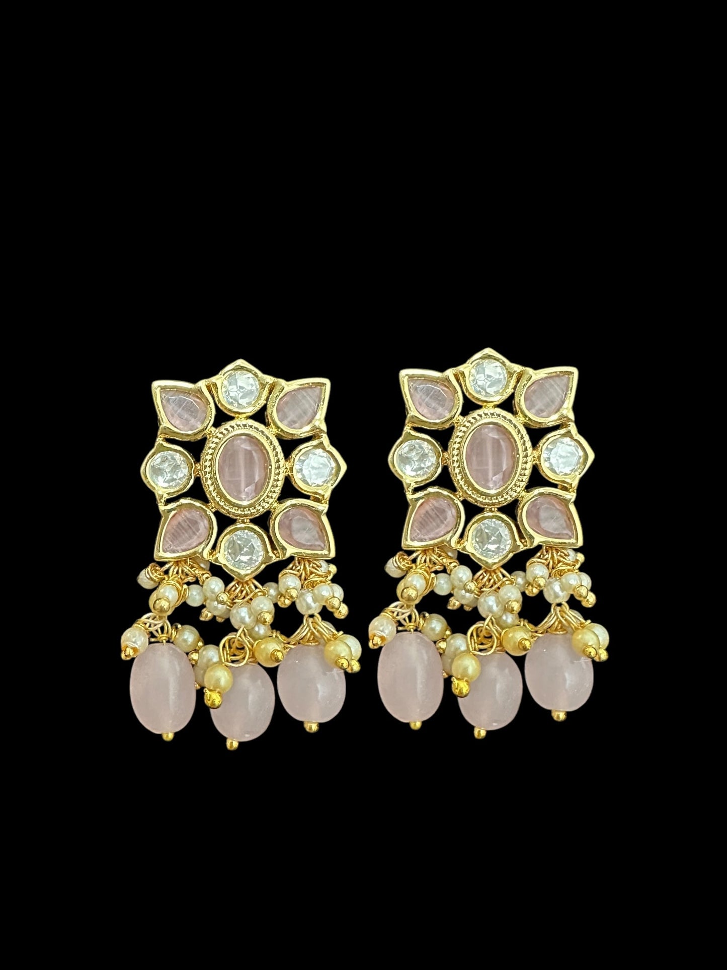C312 Meera polki choker - pink ( READY TO SHIP )