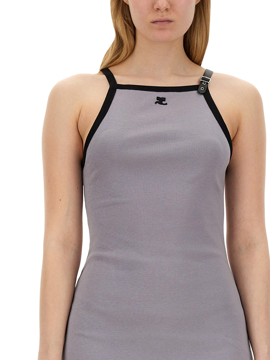 Courreges Women Dress With Logo