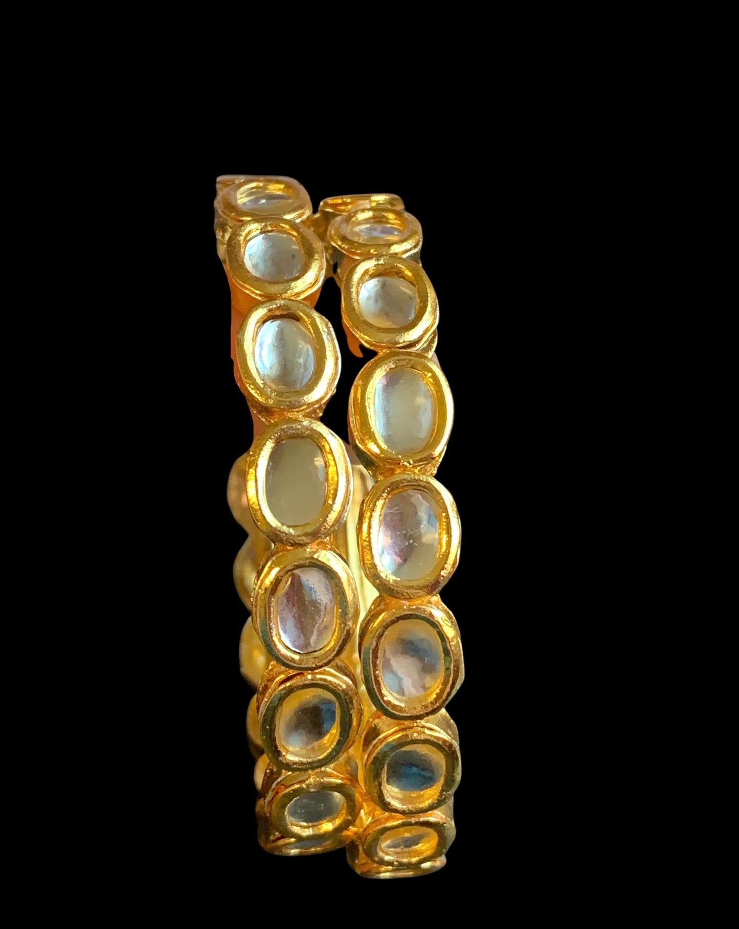 B182 kundan bangles (READY TO SHIP)