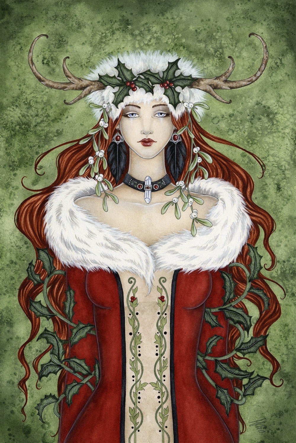 Winter Solstice Yule Card