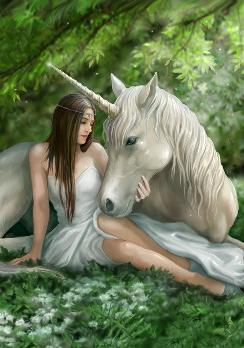 Pure Heart Card by Anne Stokes