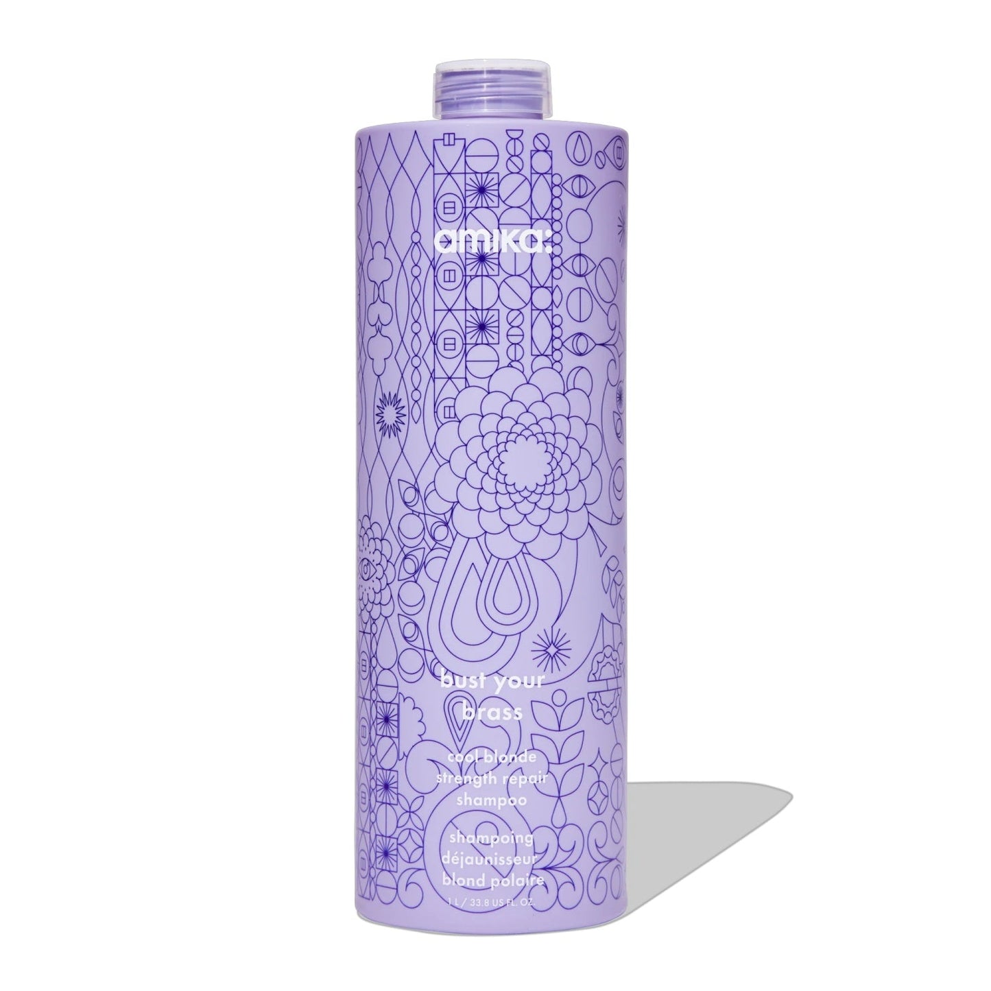Amika Bust Your Brass Cool Blonde Repair Shampoo