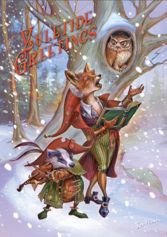 Wildwood Carols Yuletide Greetings Card