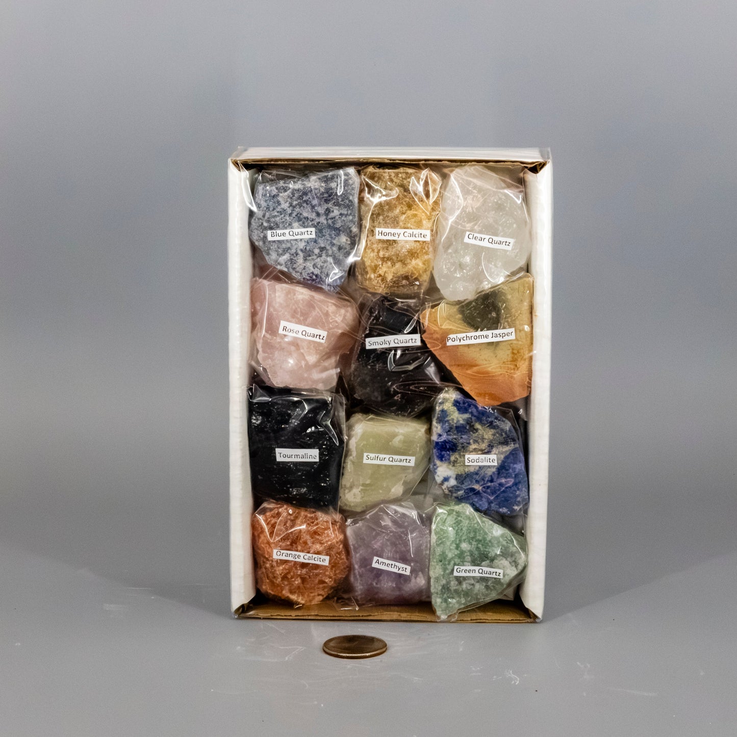 "Box-O-Rocks" 12 Pieces Assorted Set