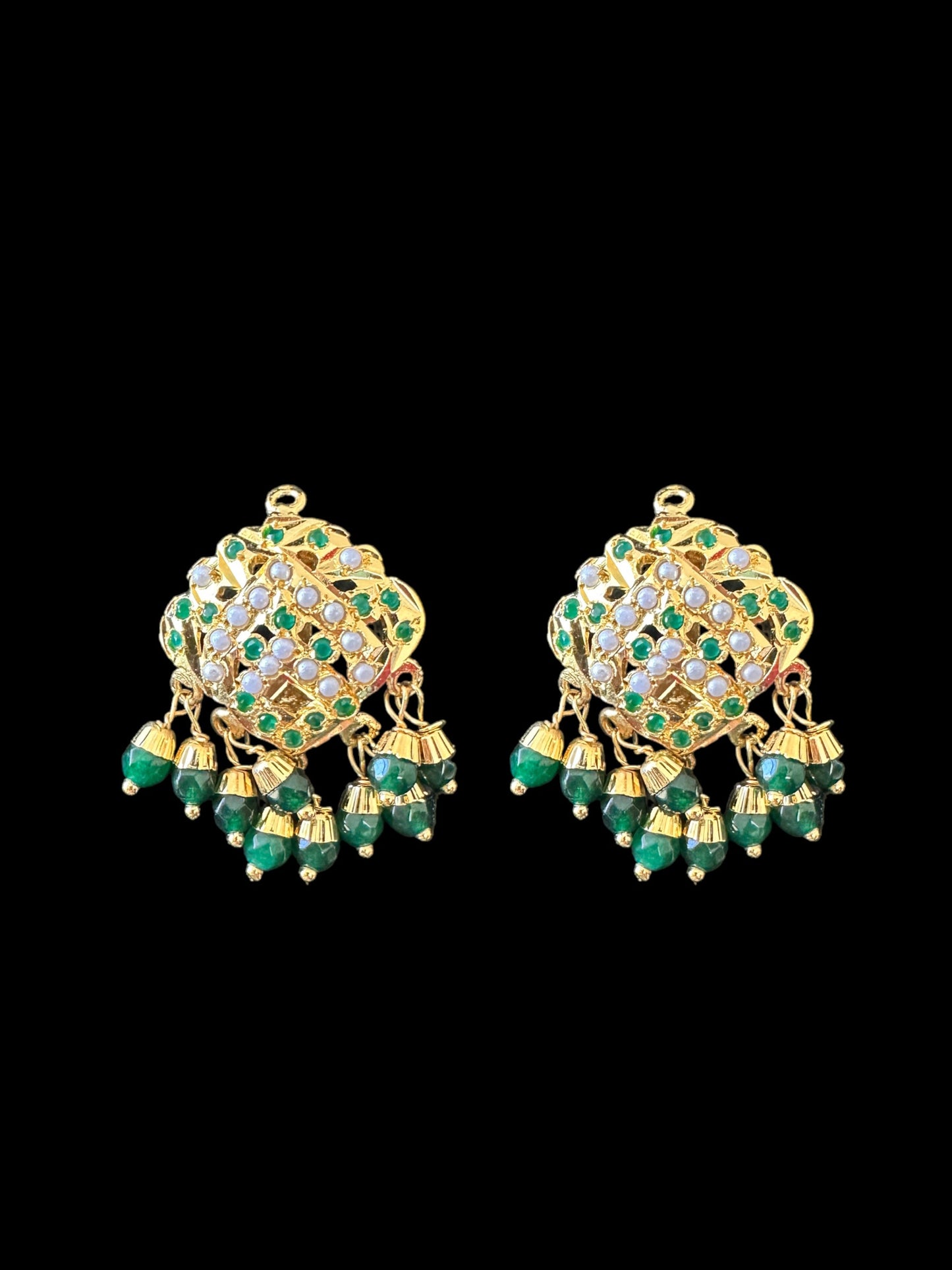 PS306 Shahreen emerald pendant set ( READY TO SHIP )