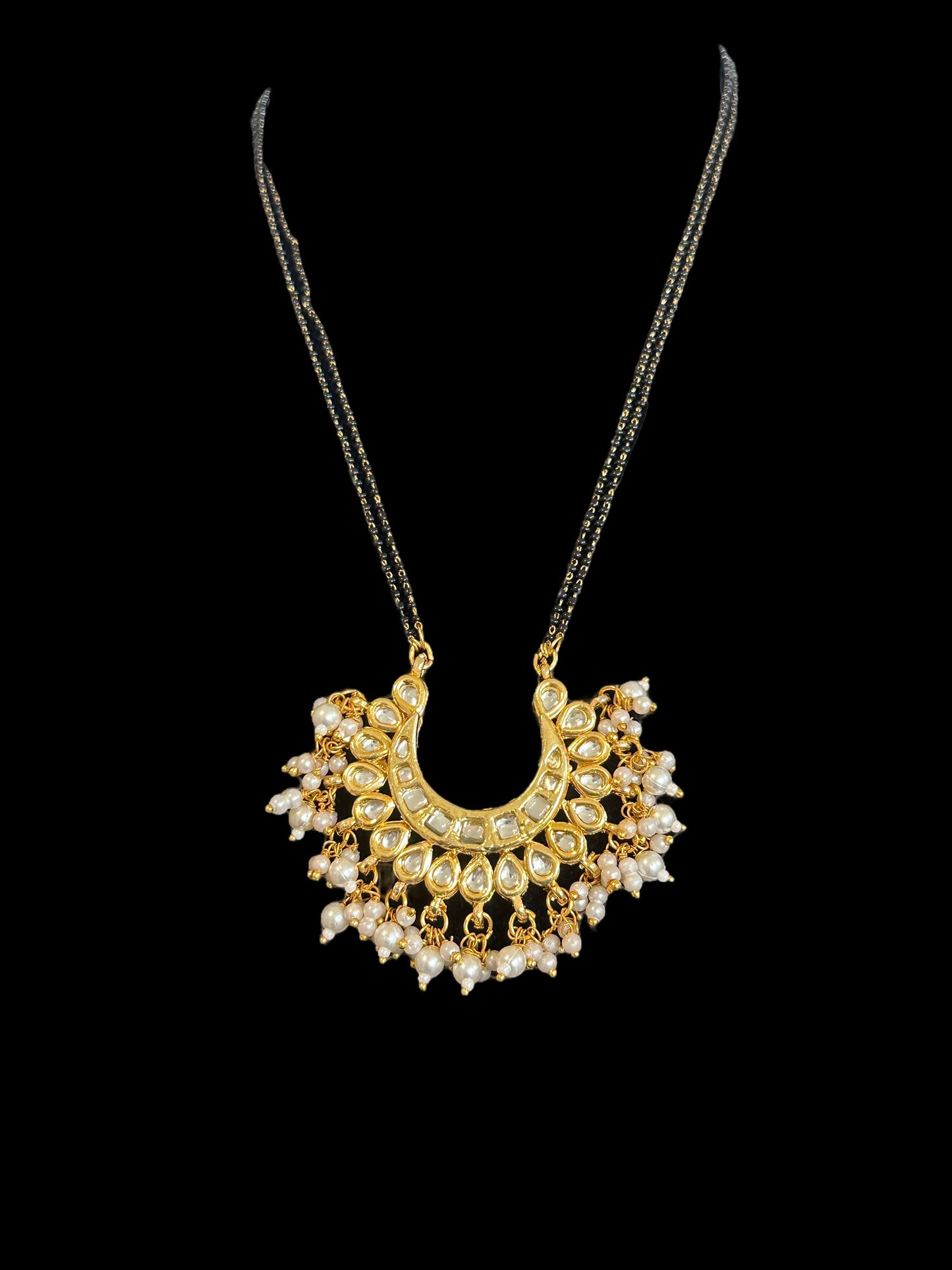 PS428 Mangalsutra / black beads necklace ( READY TO SHIP )