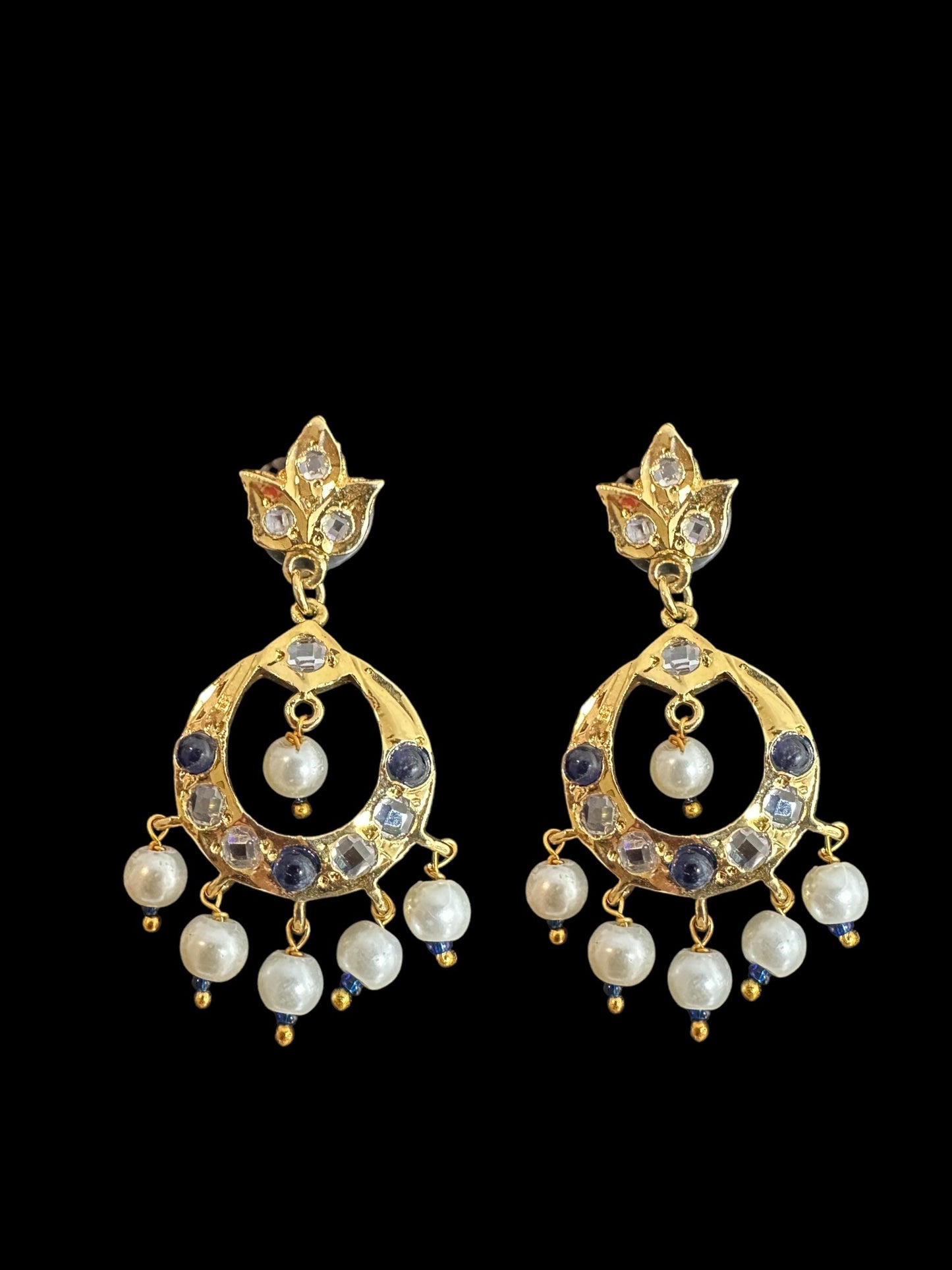 PS504 Nida pendant set - Royal blue ( READY TO SHIP )
