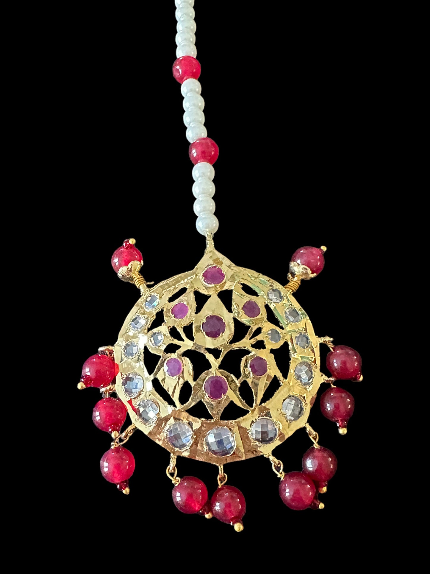DJTK207 Insia tika In Ruby ( READY TO SHIP )