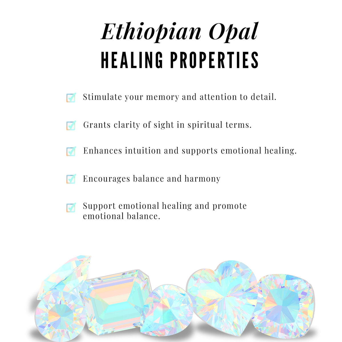 1.6 Carat Ethiopian Opal Engagement Ring for Women