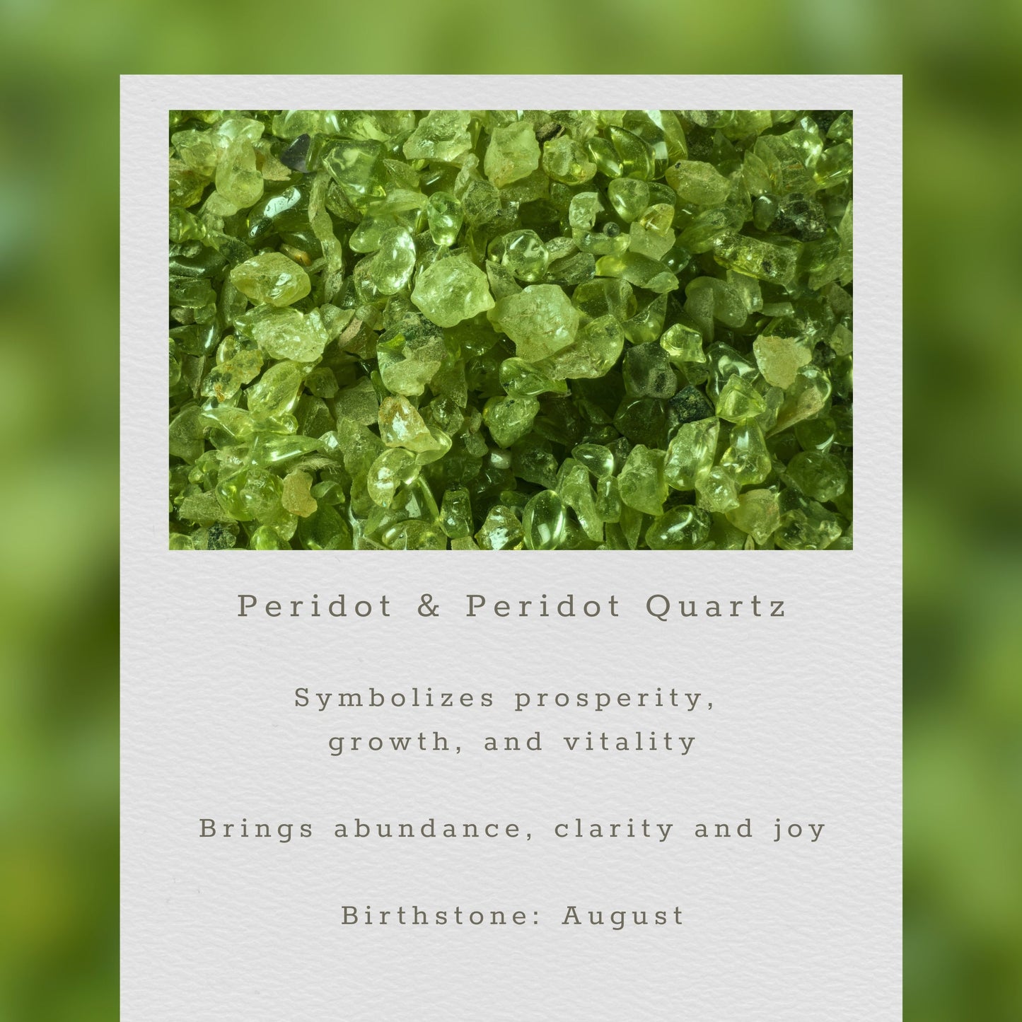 The Airie Earring - Peridot Quartz Gold no