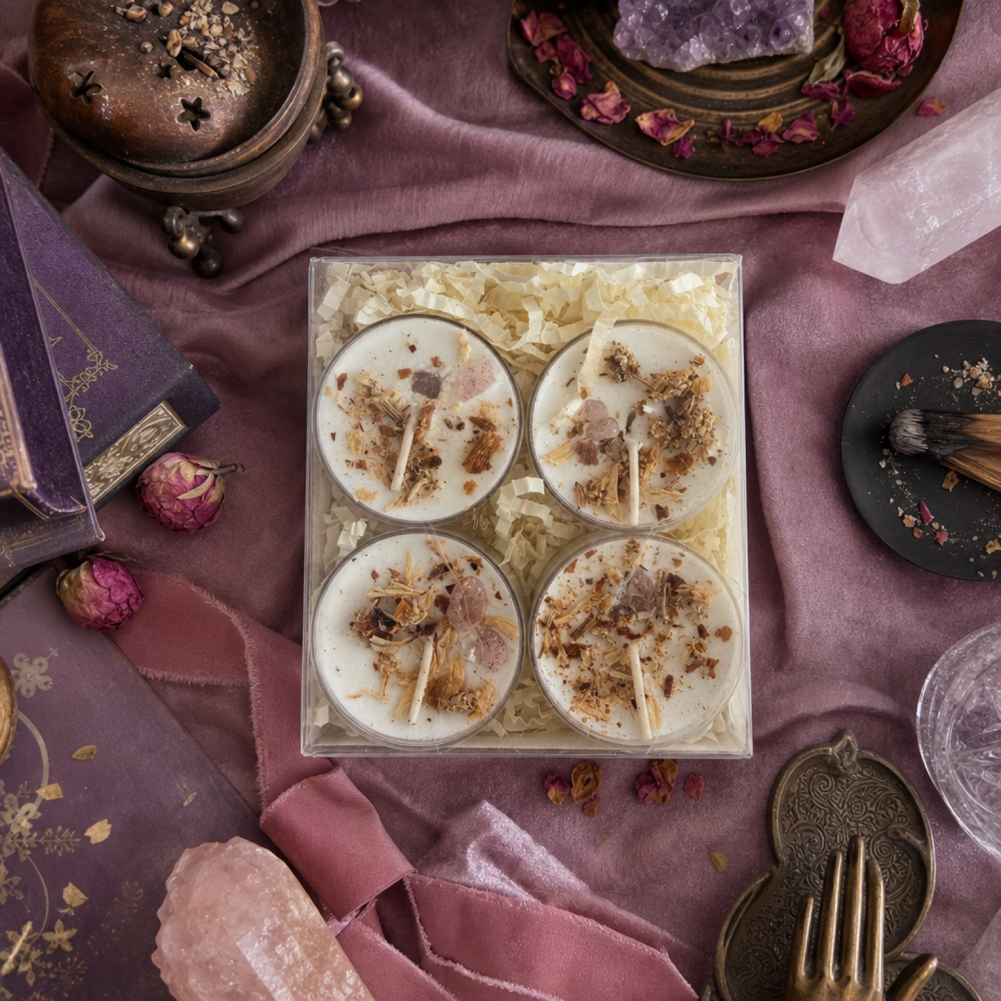 Freya Goddess Tealight Set