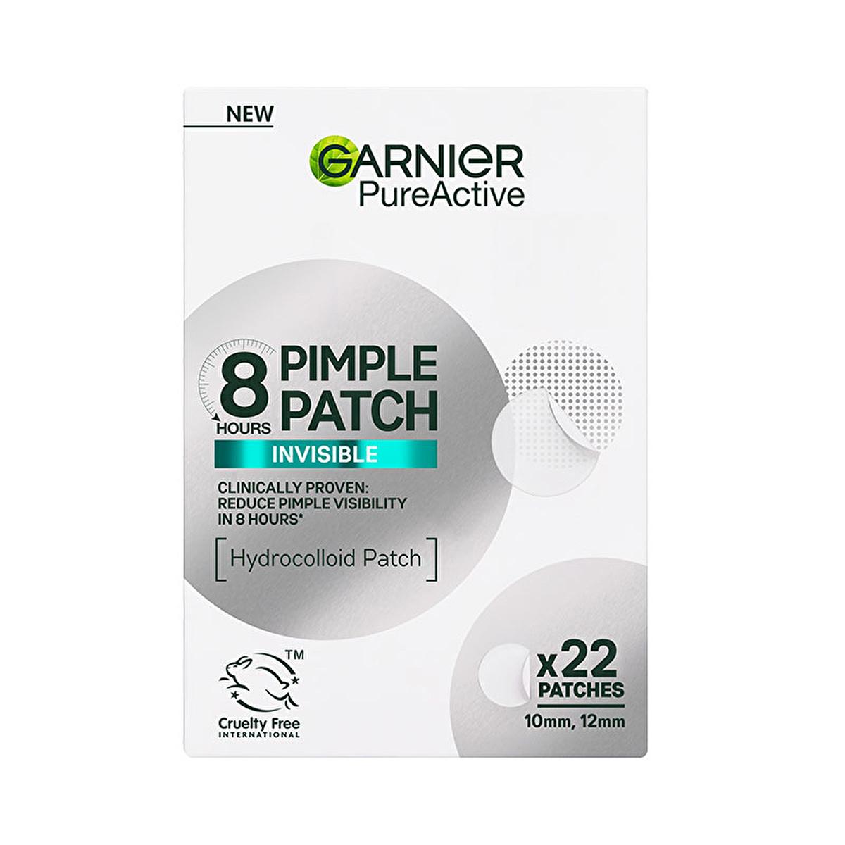 Garnier Pimple Patch: #1 Acne & Blemish Hydrocolloid Bandage - Invisible, Fast-Acting Acne Spot Treatment, Clinically Proven (22 Count)