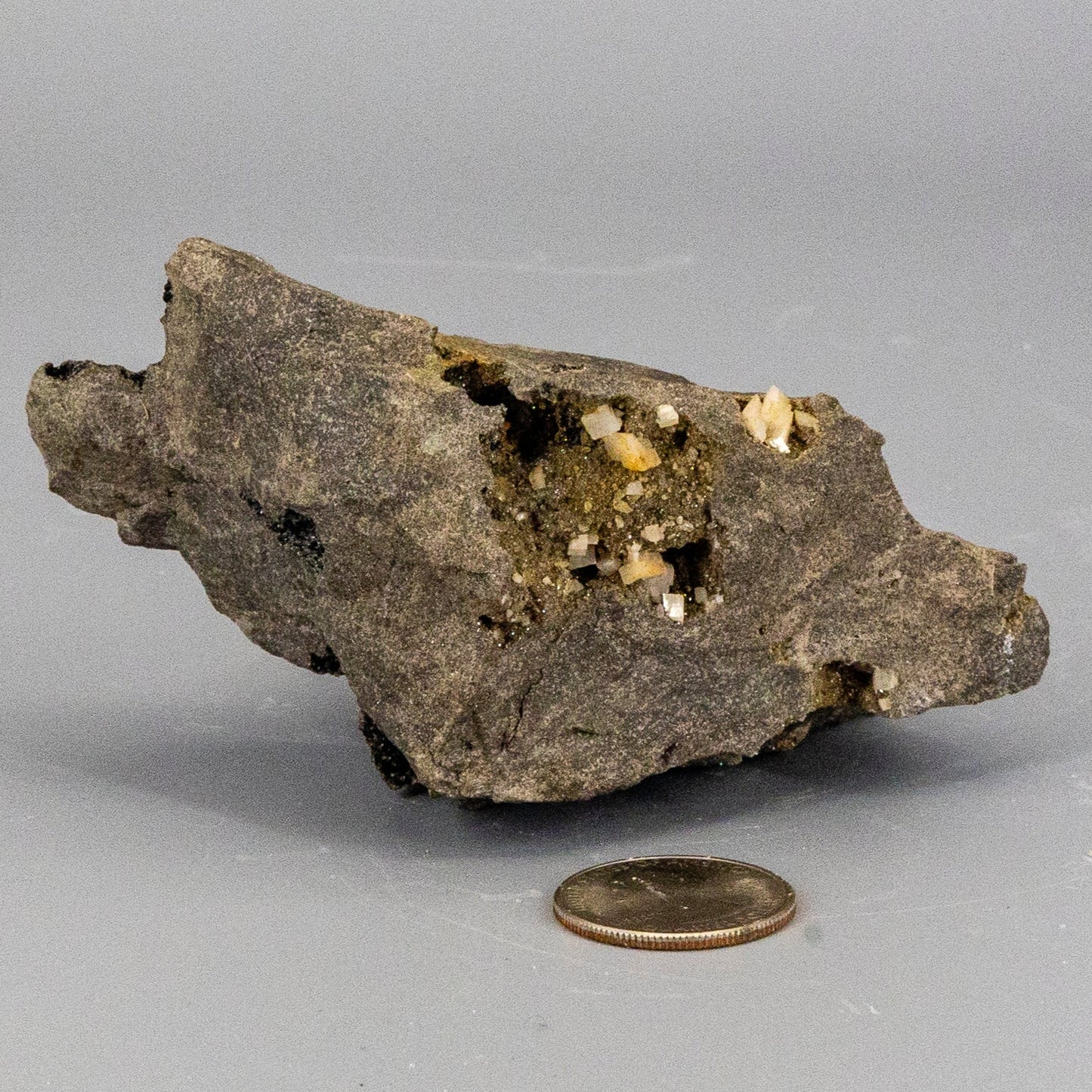 Herkimer Diamond in Matrix Host Rock 3+