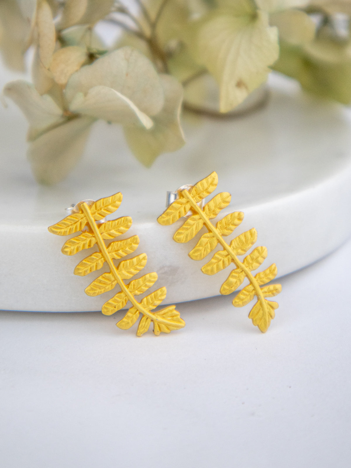 Dawnlight Fern Earrings