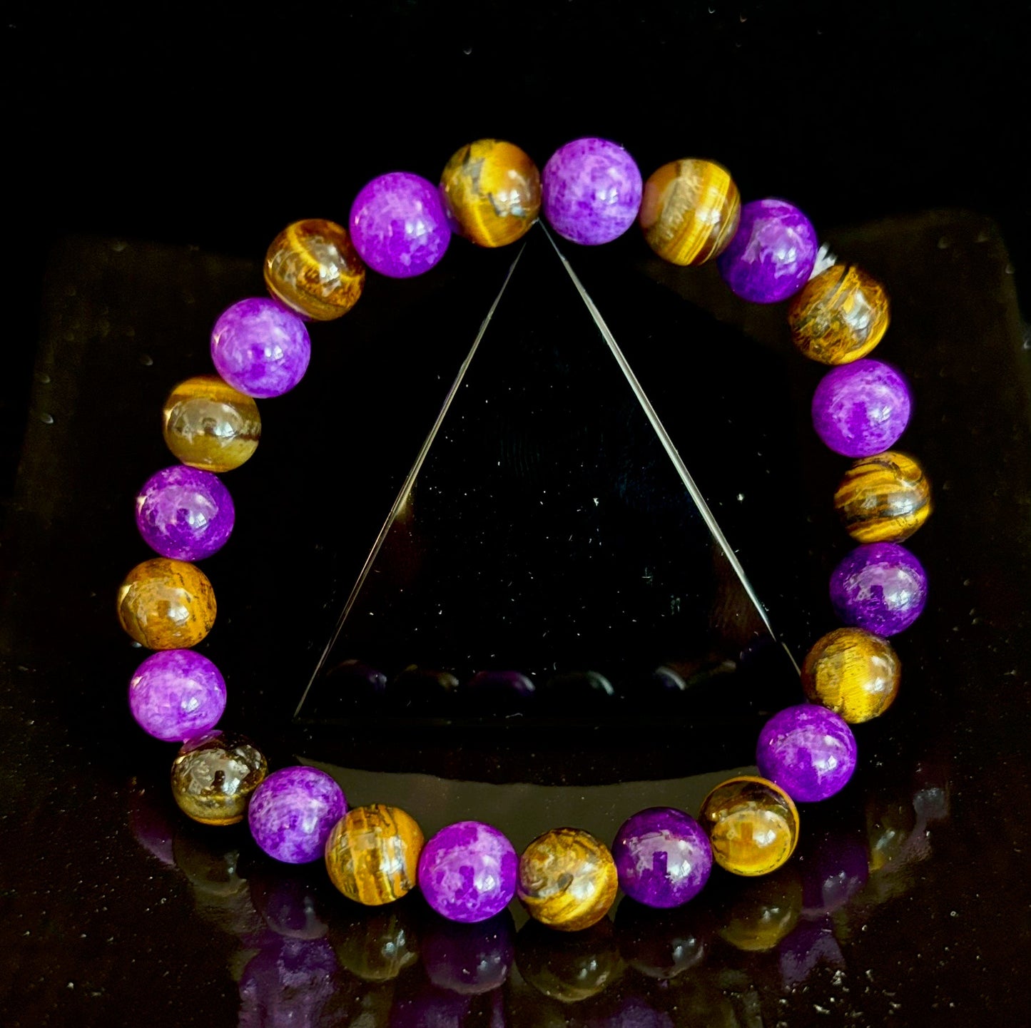 Amethyst & Tiger’s Eye Protection & Focus Bracelet