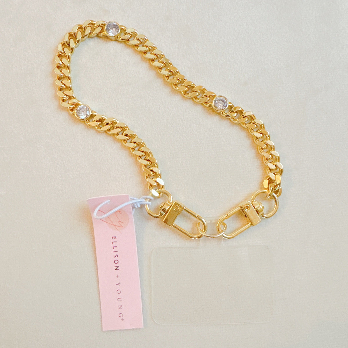 Sparkle Over The Chain Phone Wrist Lanyard