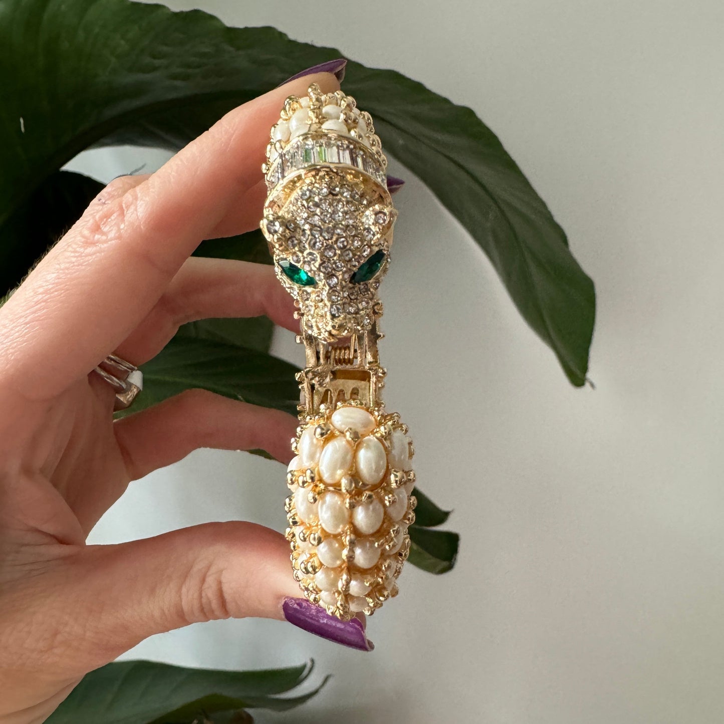 Pearl Panther Bracelet