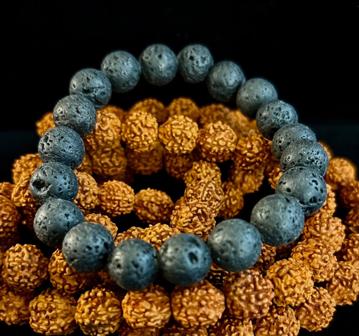 Grounded Energy Lava Rock Bracelet – Strength • Stability • Protection (10mm, Small Wrists)