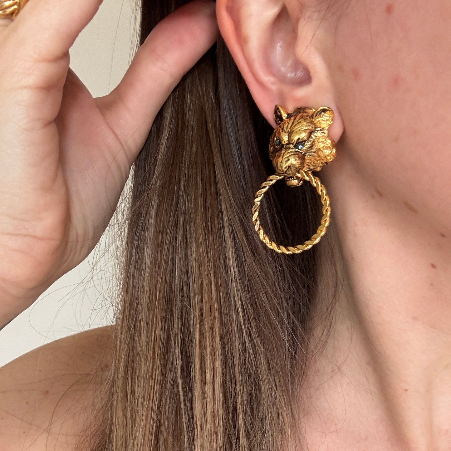 Remy Panther Earrings