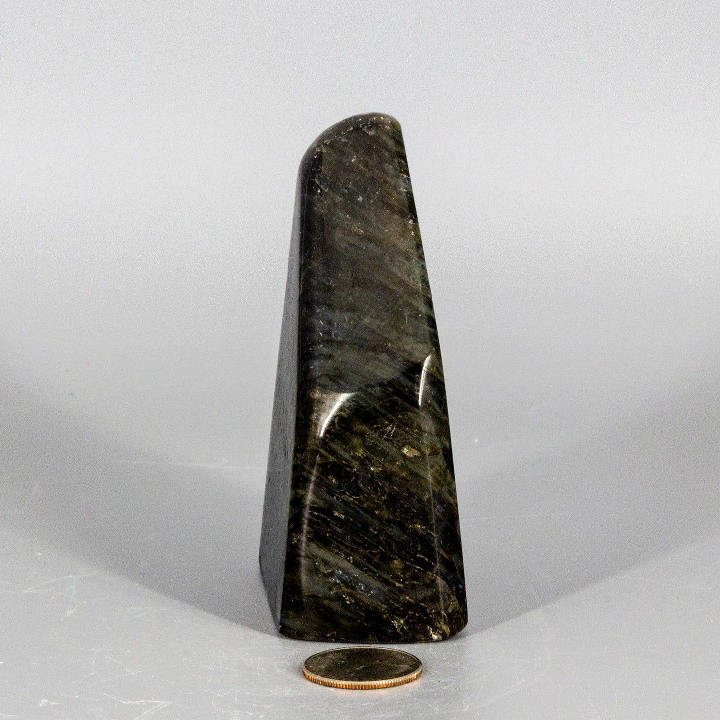 Labradorite Freeform Crystal: Flashy Shimmering Gemstone