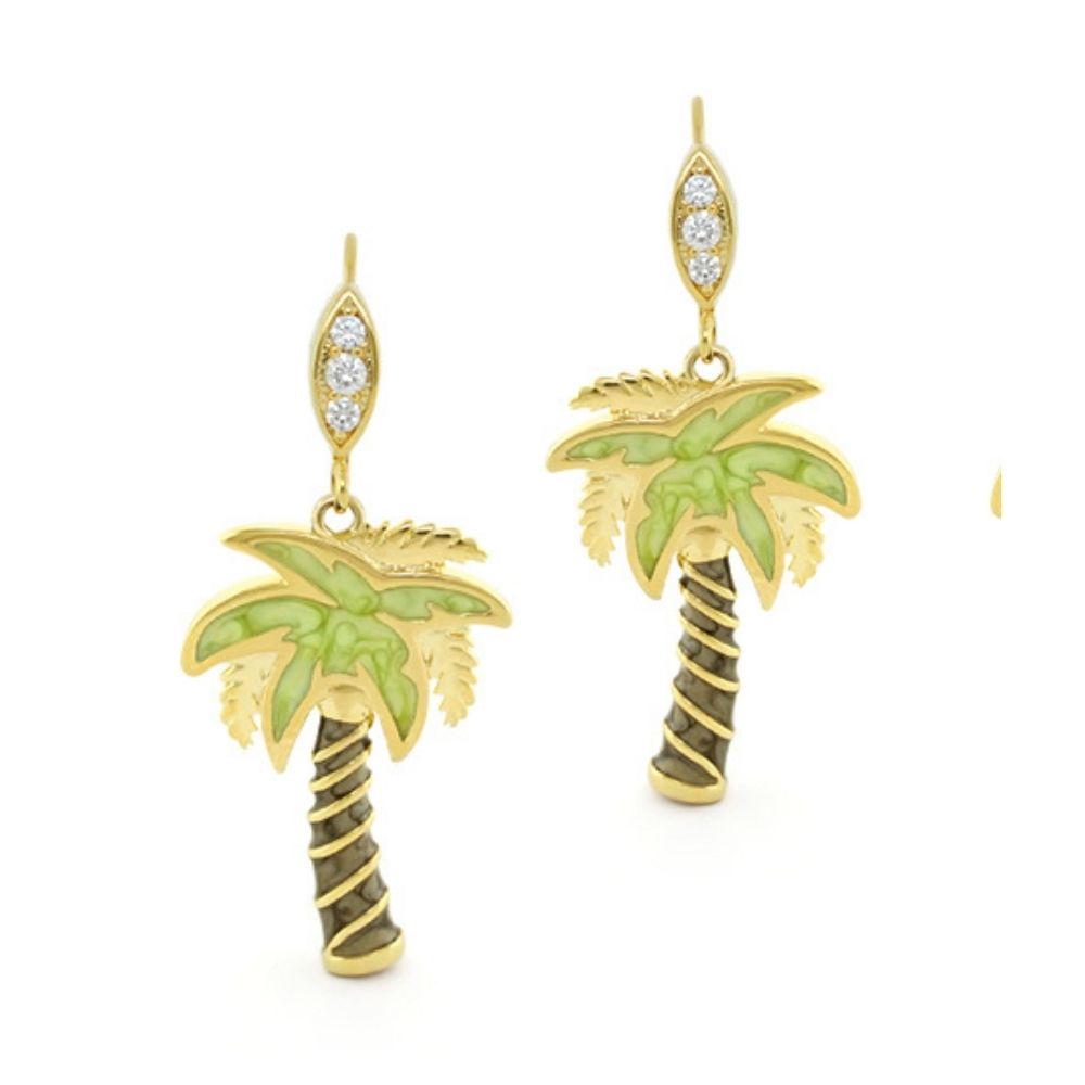 Eau Palm Tree Earrings