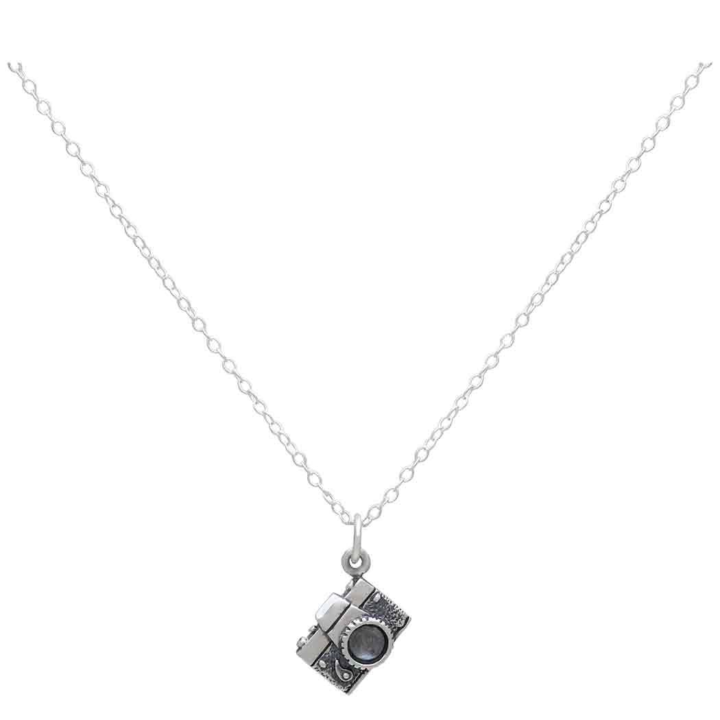 Sterling Silver Vintage Camera Necklace – Photographer Gift